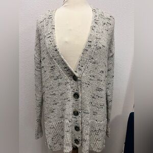 NWOT Lane Bryant Marled Shimmer Wool Cardigan